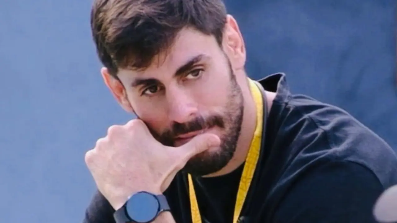 Foto do lutador Cara de Sapato em programa da TV Globo