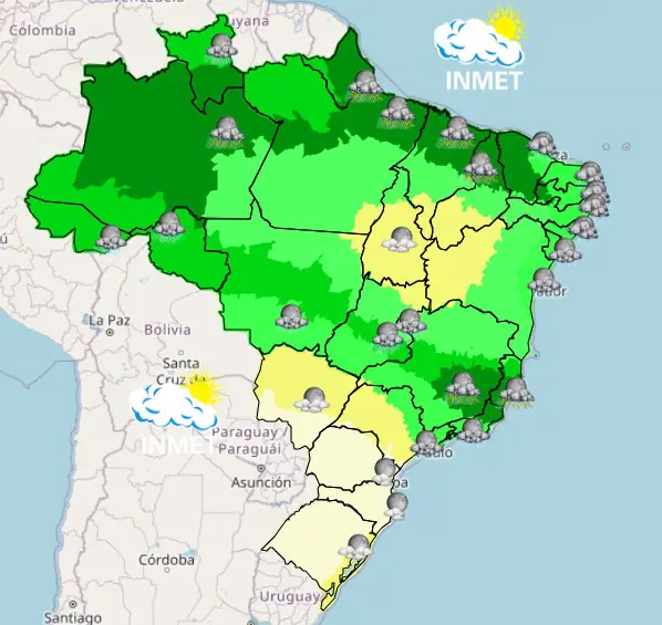 mapa noite quinta