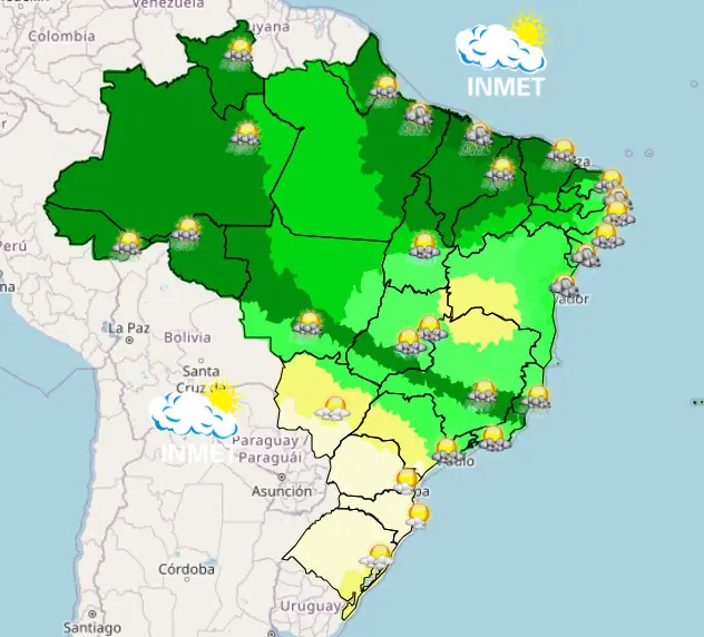 mapa tarde quinta