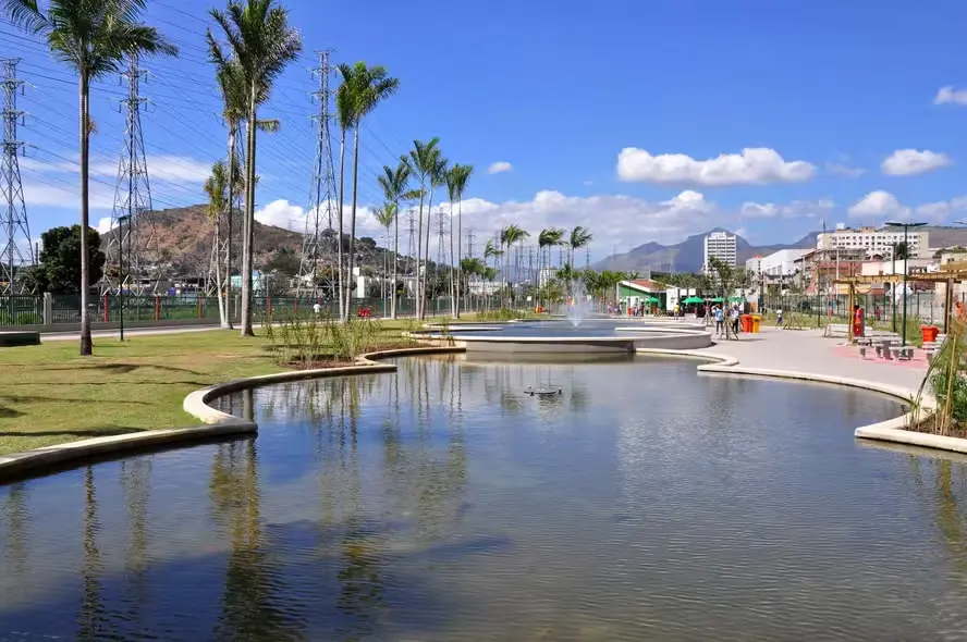 Parque Madureira reúne o fontes e riachos | Foto: Divulgação