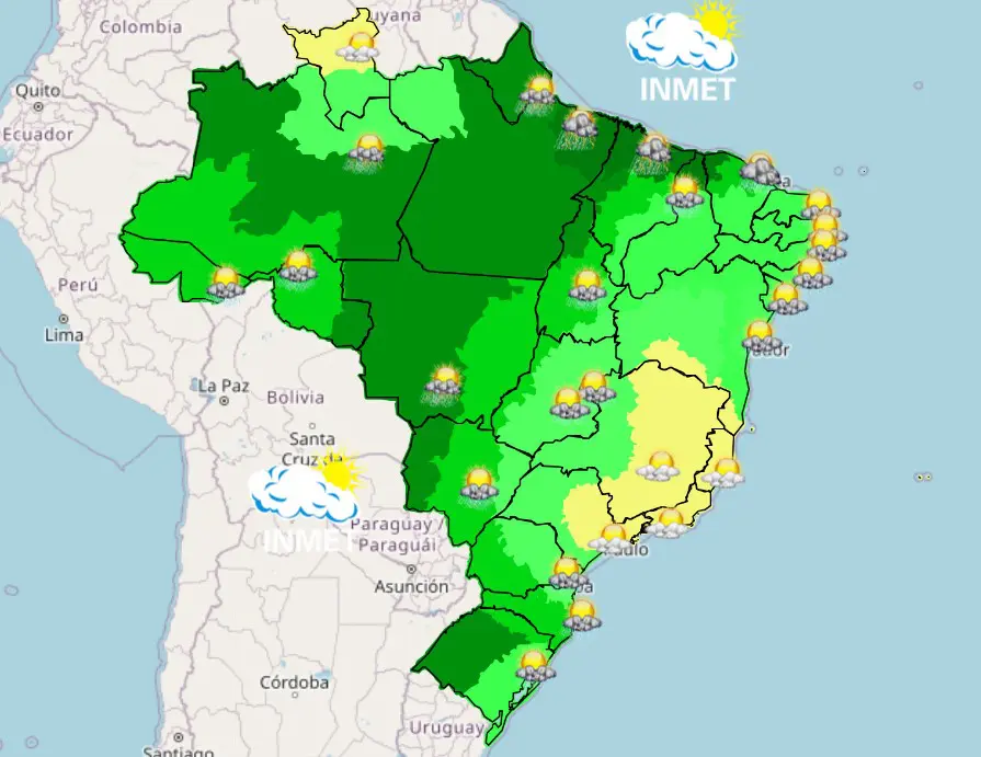 previsão do tempo com chuva - 12042024 - manhã