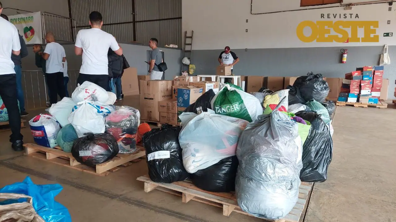 Donativos arrecadados em evento promovido por Jair Bolsonaro