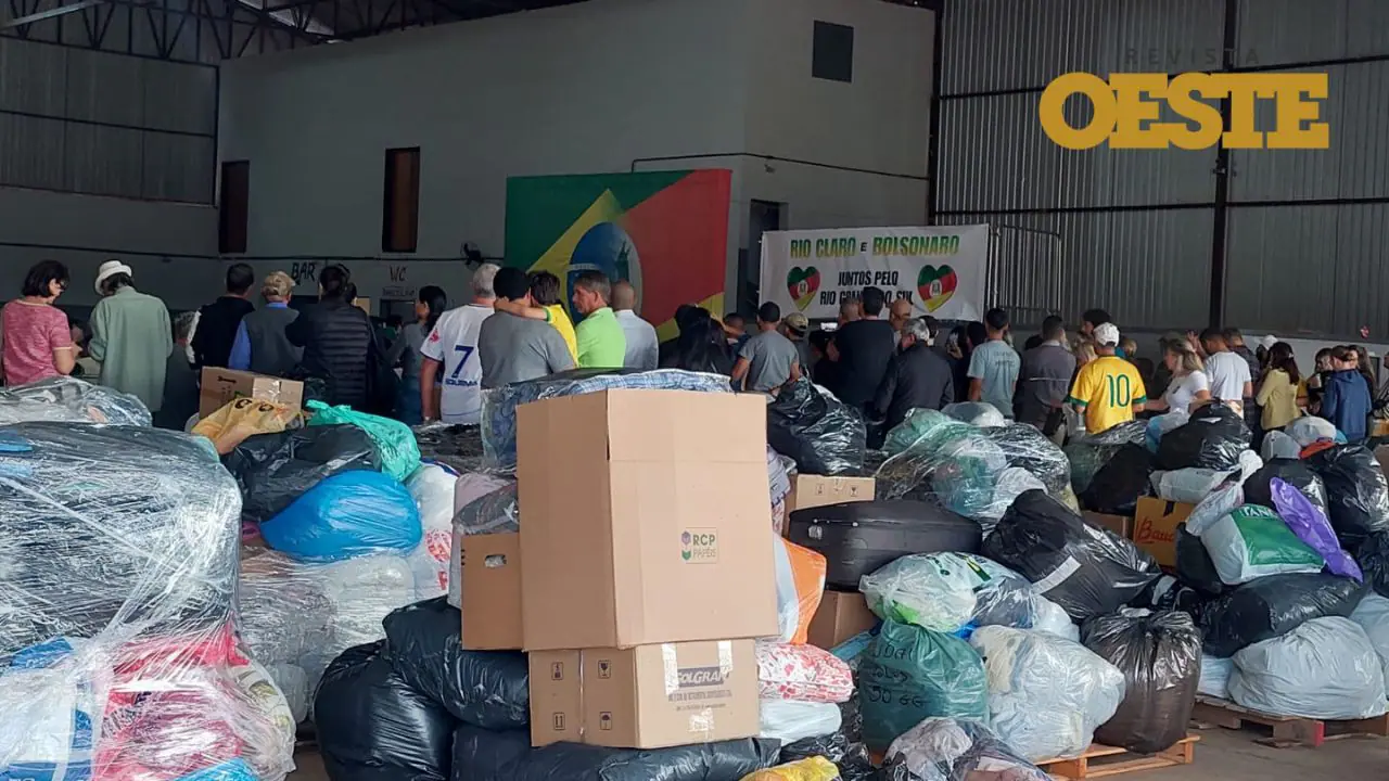 Donativos arrecadados em evento promovido por Jair Bolsonaro