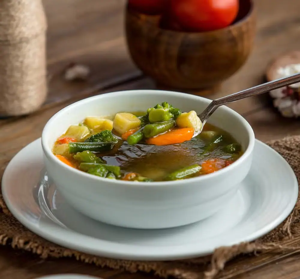 Imagem de um caldo de legumes