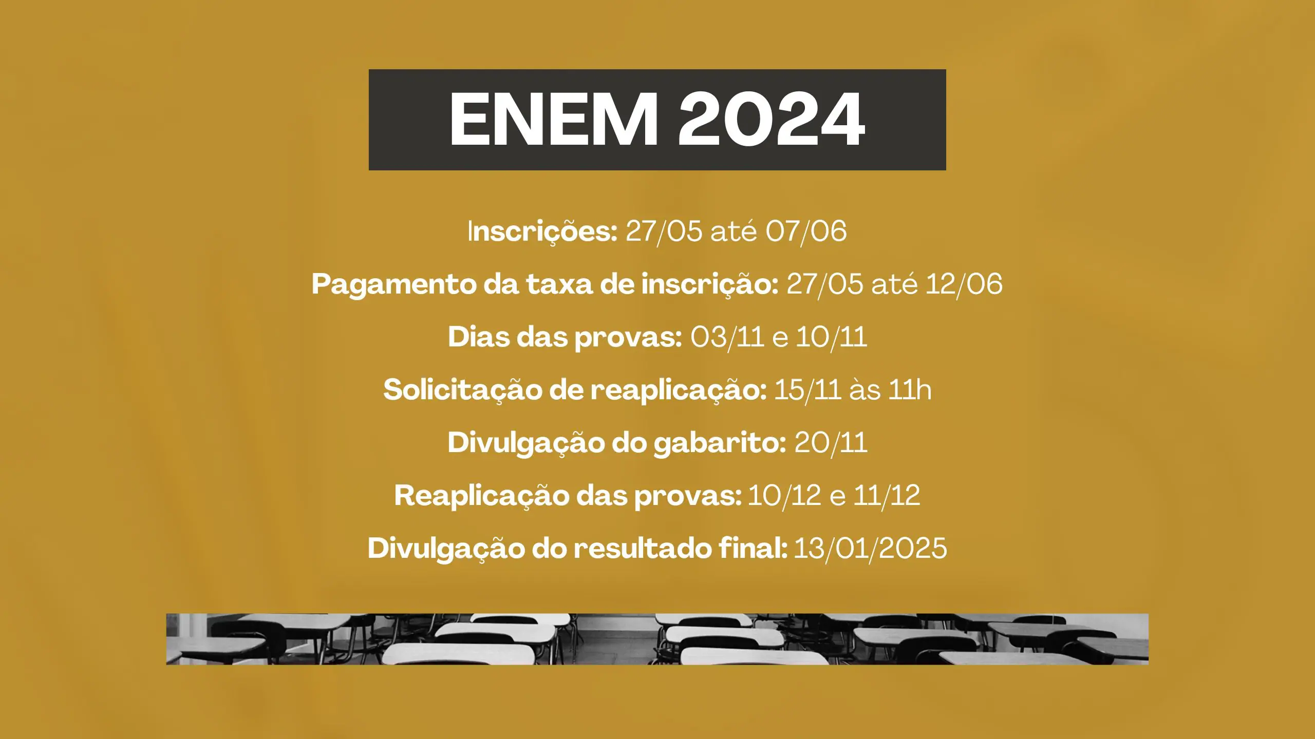Informações sobre o Enem 2024