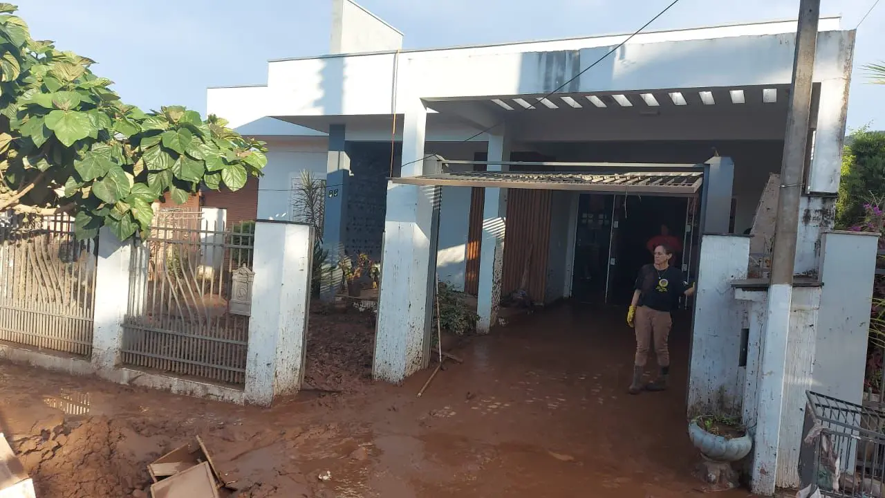 Casa dos pais de Sarah, em Roca Sales | Foto: Arquivo pessoal