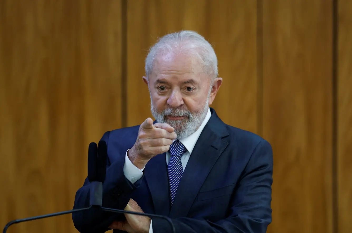 O presidente Lula, durante encontro com o primeiro-ministro japonês, Fumio Kishida, no Palácio do Planalto, em Brasília – 3/5/2024 | Foto: Adriano Machado/Reuters