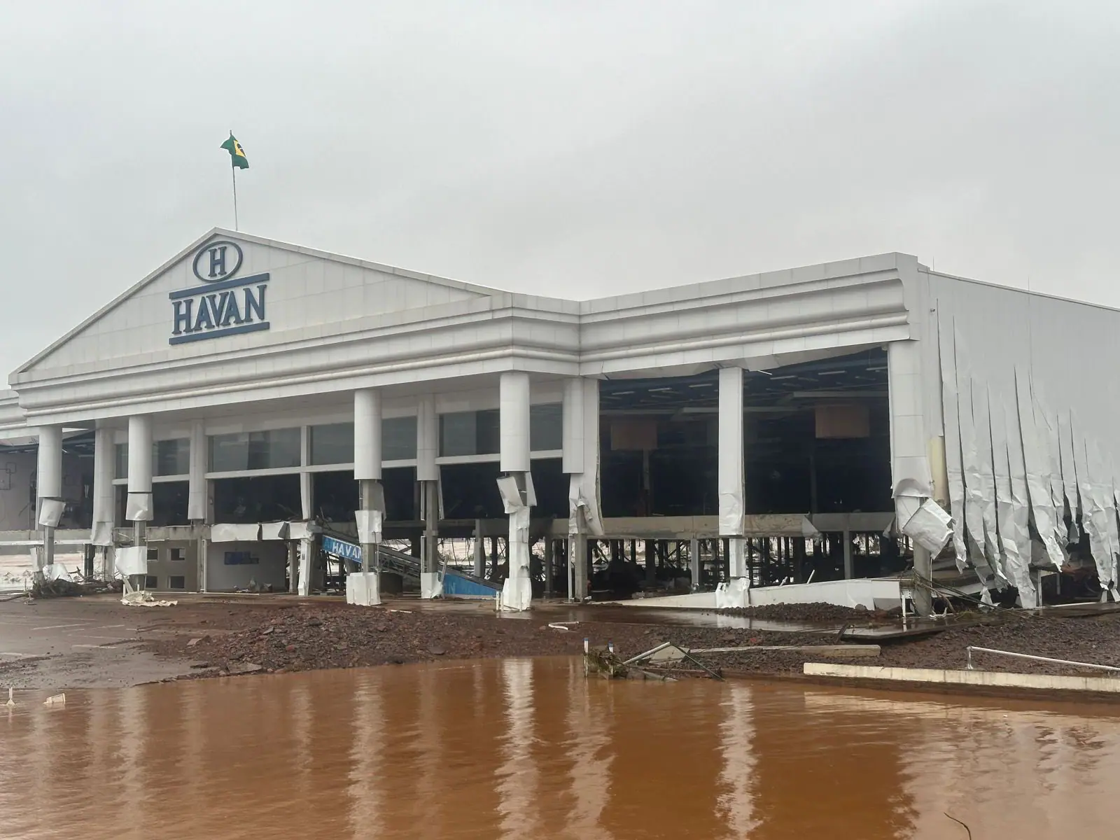 Águas do Guaíba subiram 5,22 metros | Foto: Divulgação/Havan