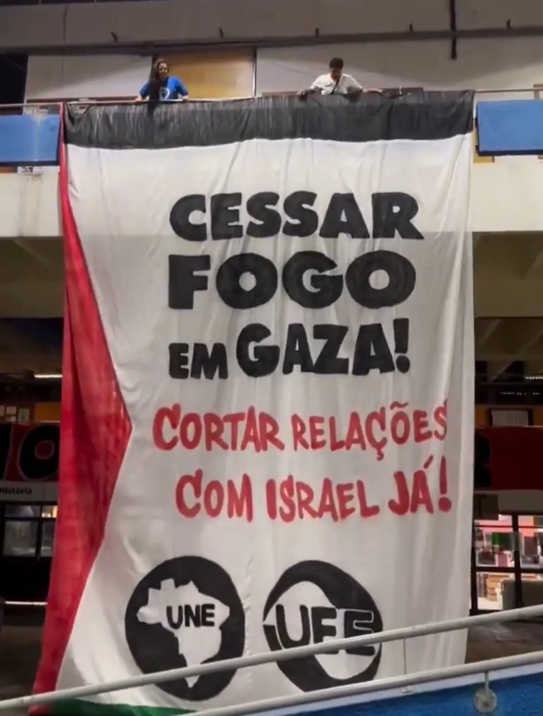 USP - acampamento anti-Israel