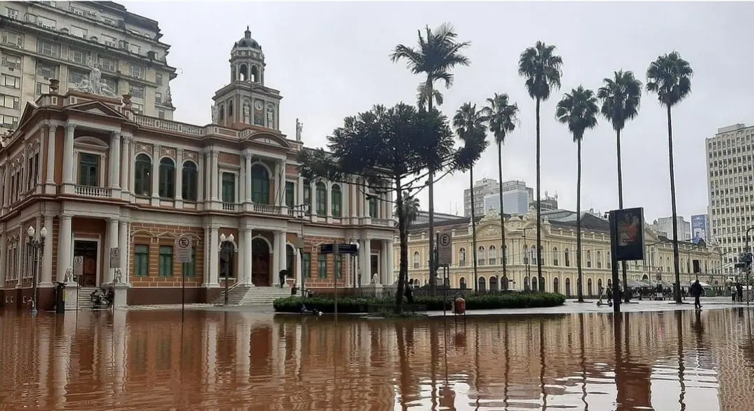 Economia RS enchente prefeitura Porto Alegre
