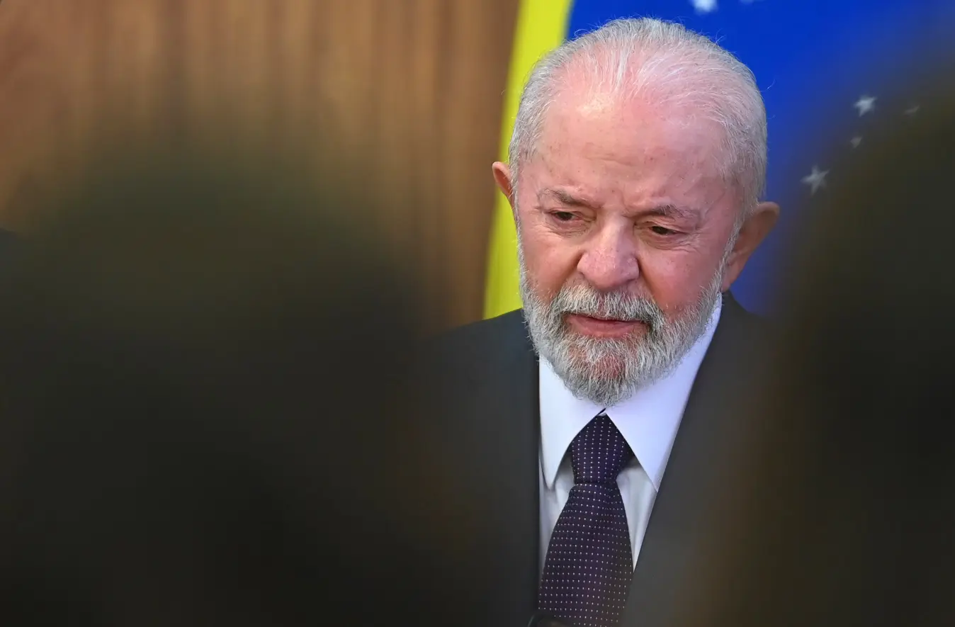 O presidente Lula, durante uma reunião para comunicar medidas de apoio à população do Rio Grande do Sul | Foto: Ton Molina/FotoArena/Estadão Conteúdo