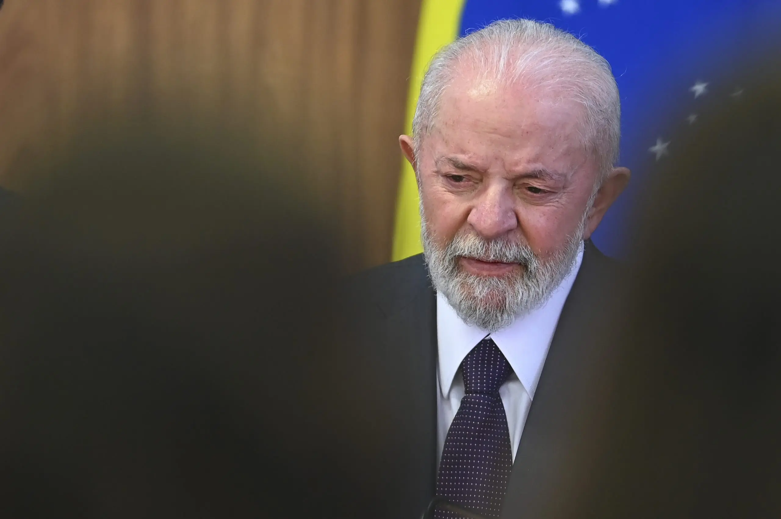 Lula durante anúncio de medidas ao Rio Grande do Sul