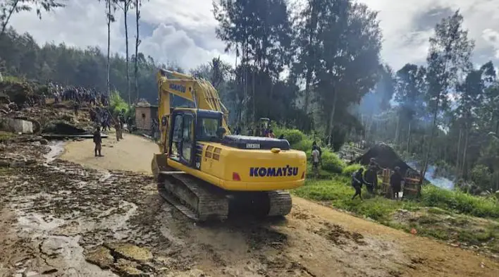 Deslizamento de terra em Papua-Nova Guiné