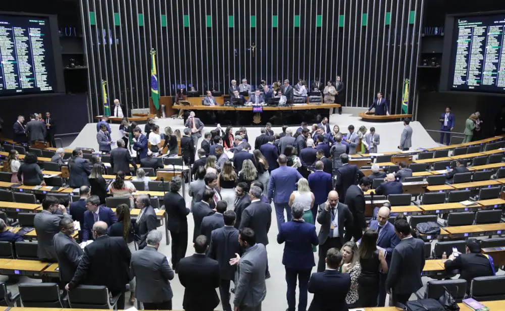 Plenário da Câmara dos Deputados, visto de cima