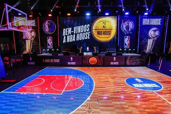 Imagens do evento da NBA em São Paulo
