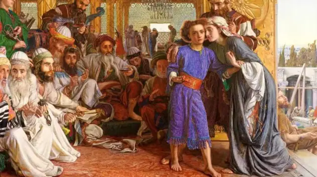 Obra de 1854 ou 1855, de William Holman Hunt, que mostra Jesus criança
