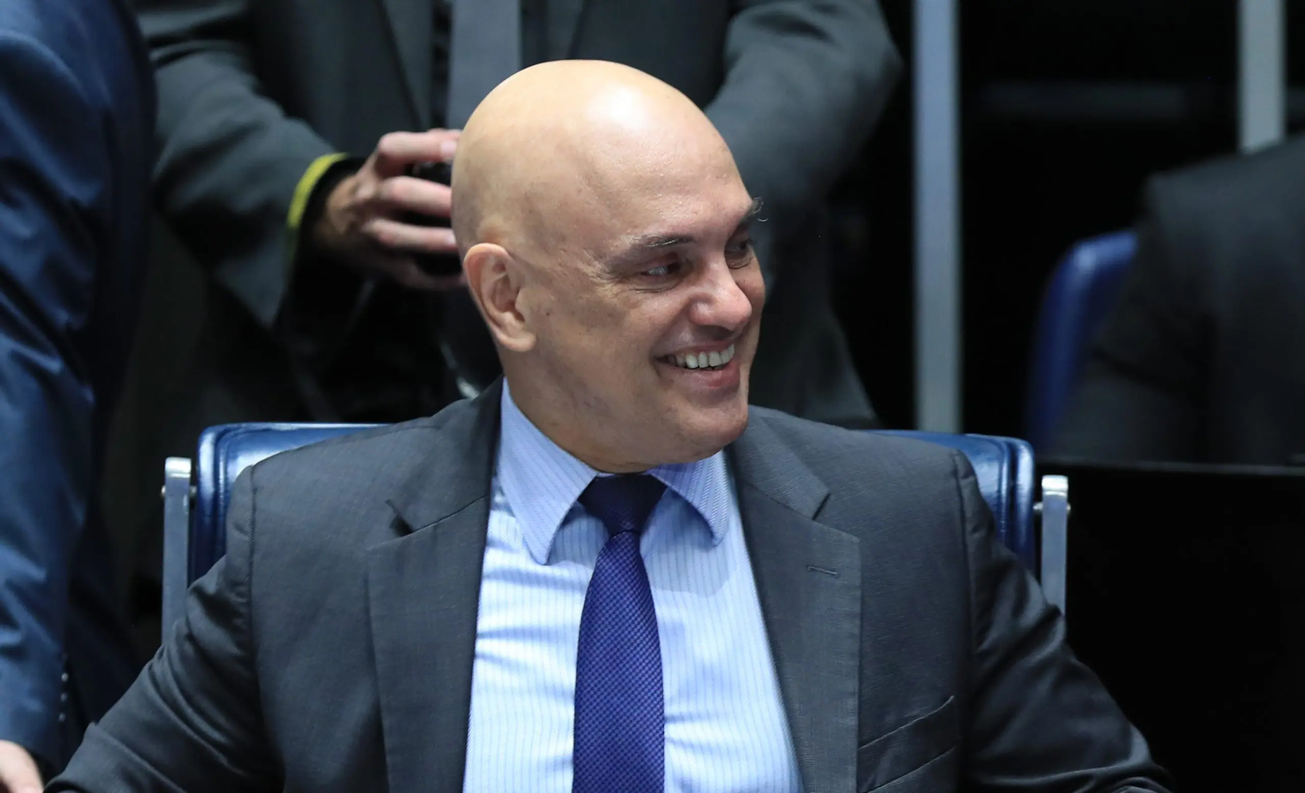Alexandre de Moraes afirma que foi hostilizado pelo empresário Roberto Mantovani no Aeroporto de Roma, em julho de 2023