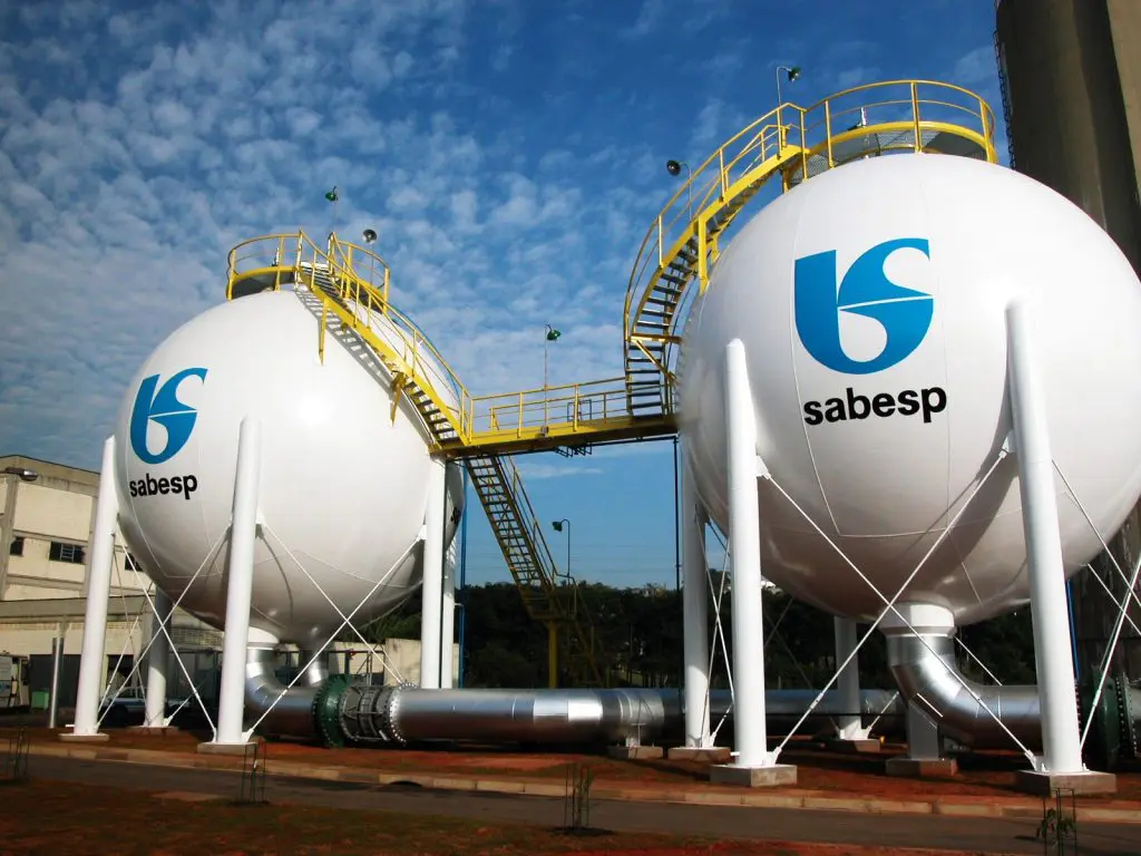 Estação de tratamento de água da Sabesp