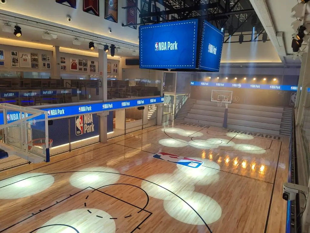 Imagens do parque da NBA em Gramado (RS)