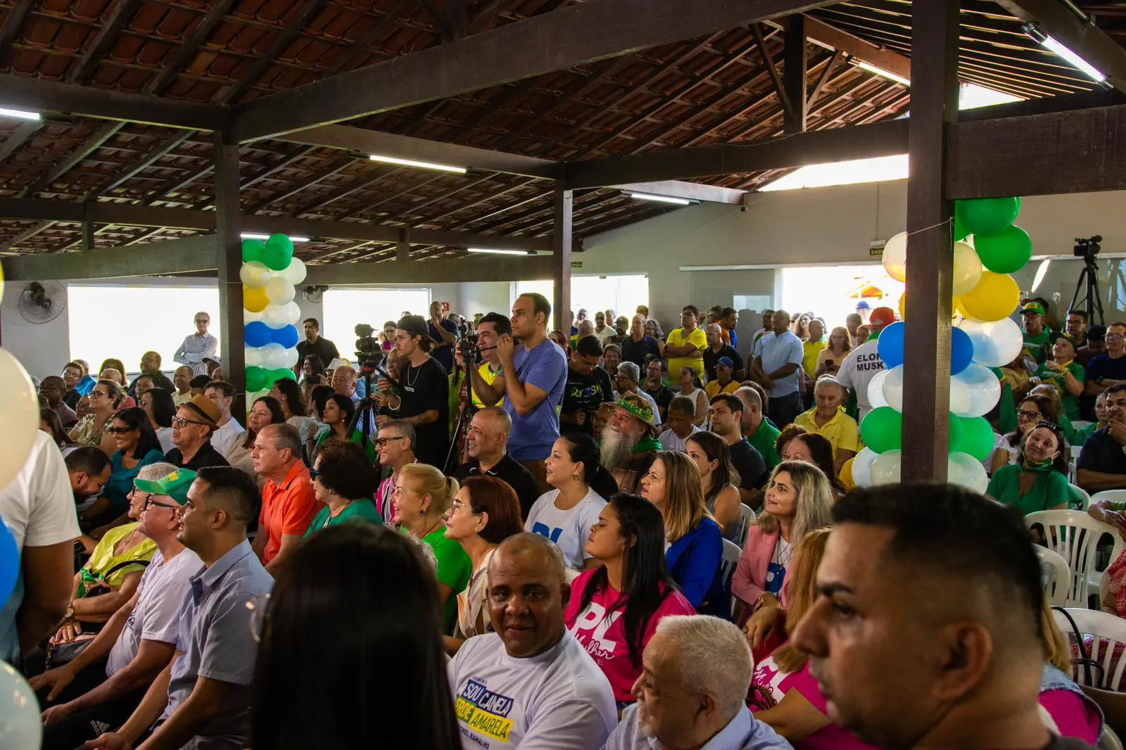 Registros da cerimônia de pré-candidatura de Coronel Ramalho | Foto: Divulgação/PL