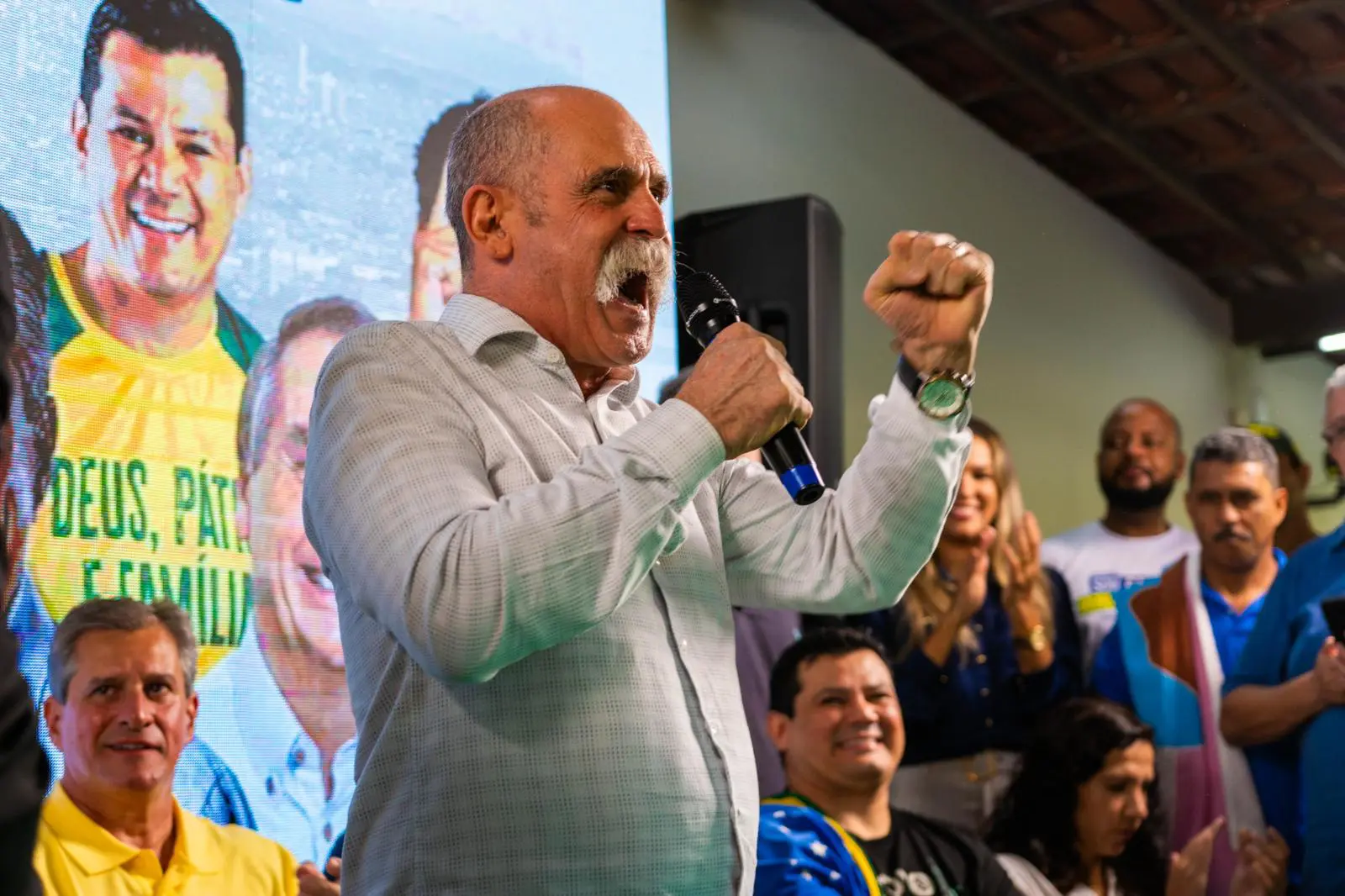 Registros da cerimônia de pré-candidatura de Coronel Ramalho | Foto: Divulgação/PL