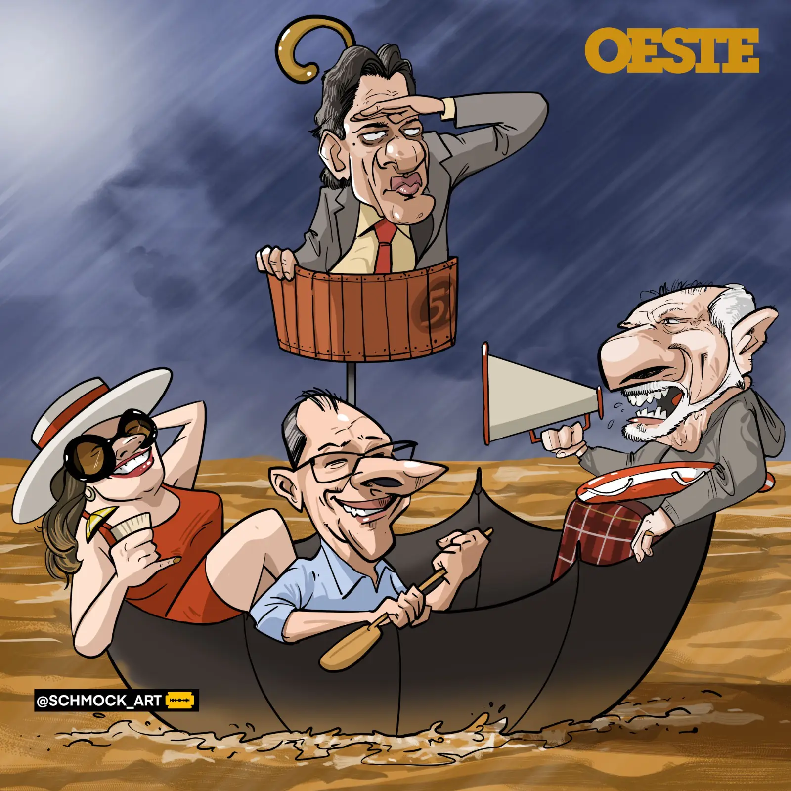 Charge da semana — 7/6/2024 | Foto: Schmock