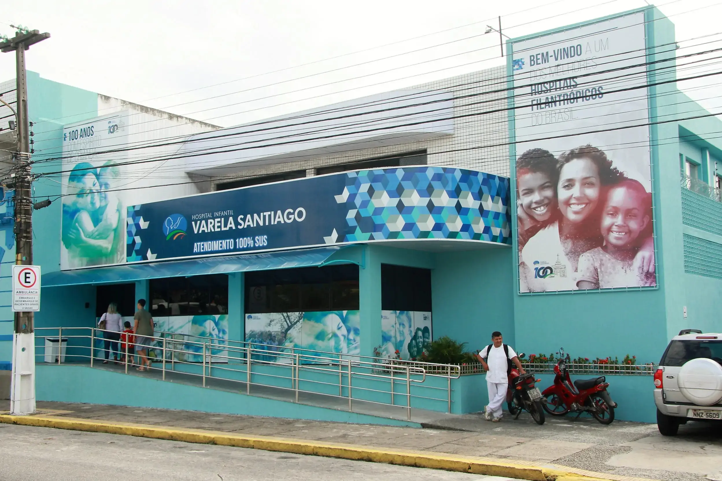 O bebê está internado no hospital Varela Santiago, em Natal, no Rio Grande do Norte | Foto: Reprodução/Redes sociais