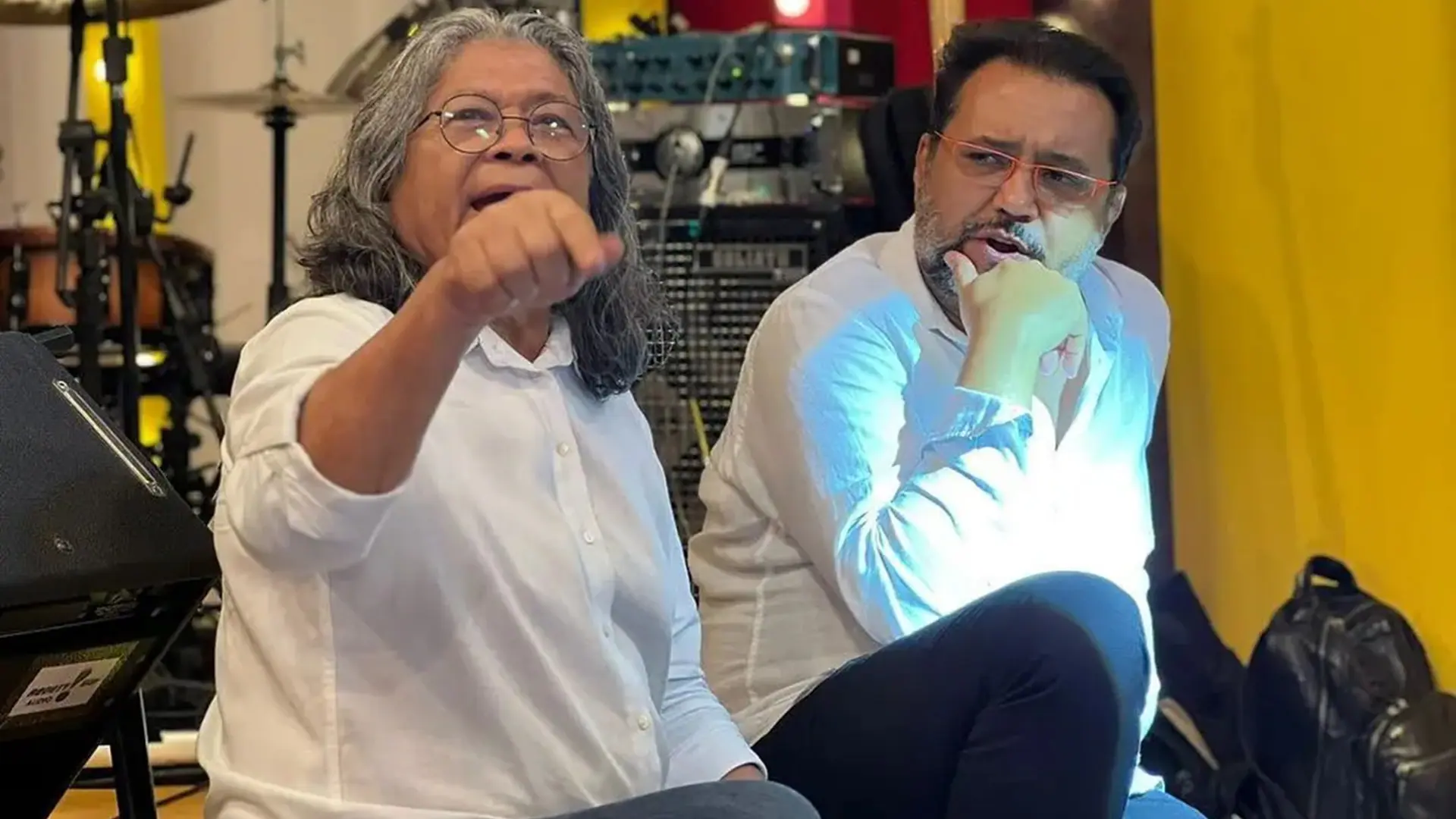 Foto de Marlene Mattos e Geraldo Luís