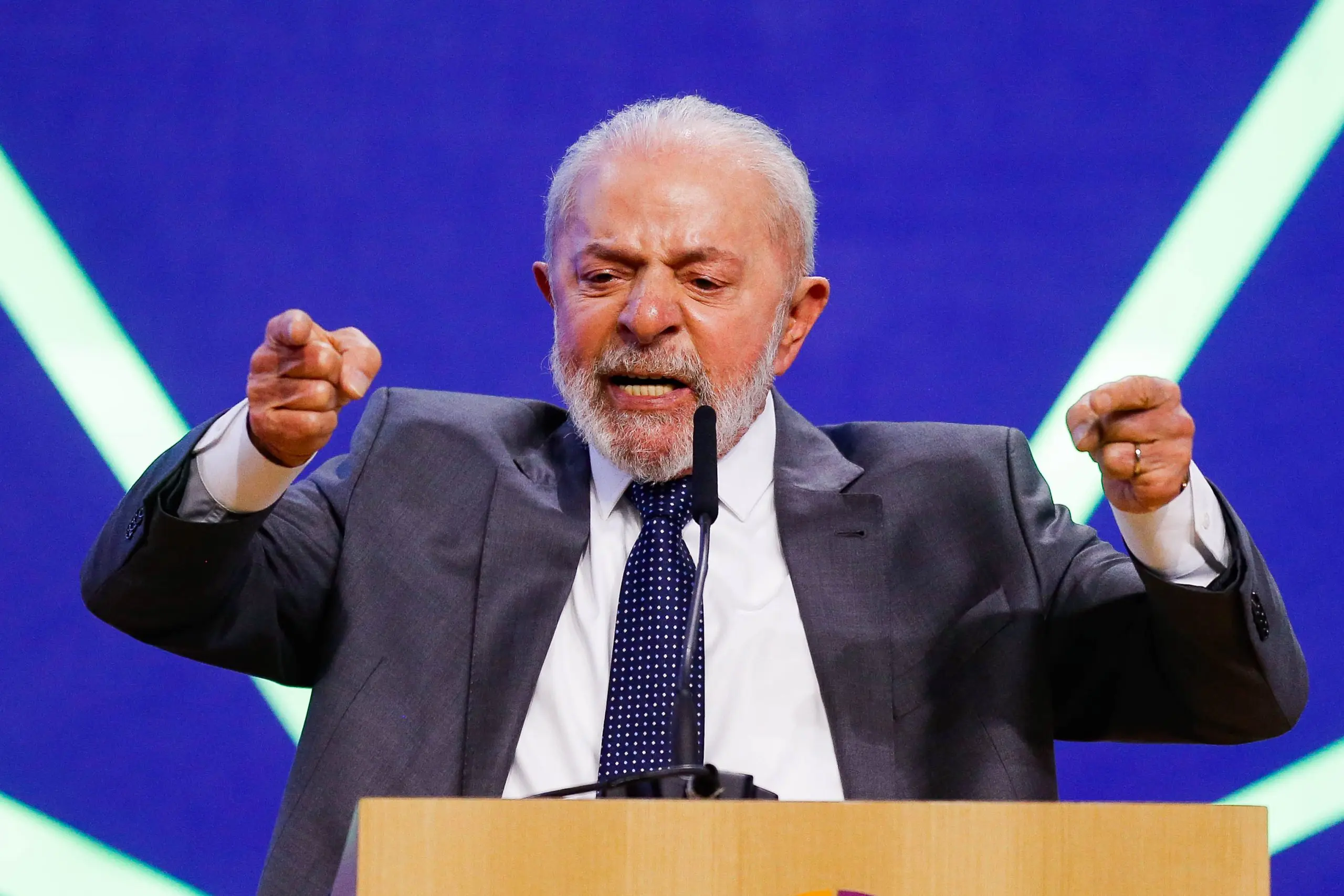 Lula, durante a cerimônia de abertura da 5ª Conferência Nacional de Ciência, Tecnologia e Inovação, realizada no Centro de Convenções Brasil 21, em Brasília - 30/7/2024 | Foto: Wilton Junior/Estadão Conteúdo