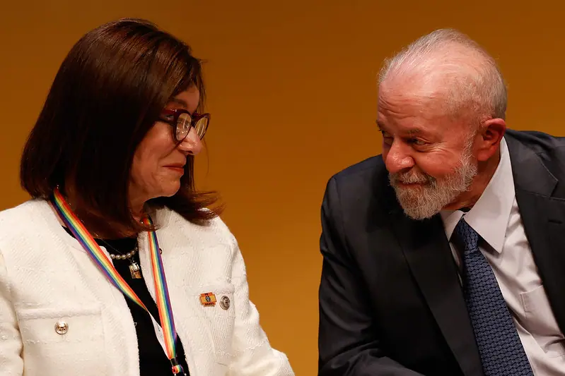 Magda Chambriard e Lula