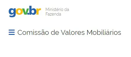 Portal da Comissão de Valores Mobiliários, do GovBR