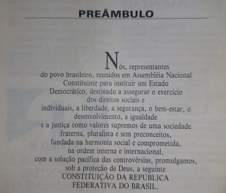 Preâmbulo da Constituição