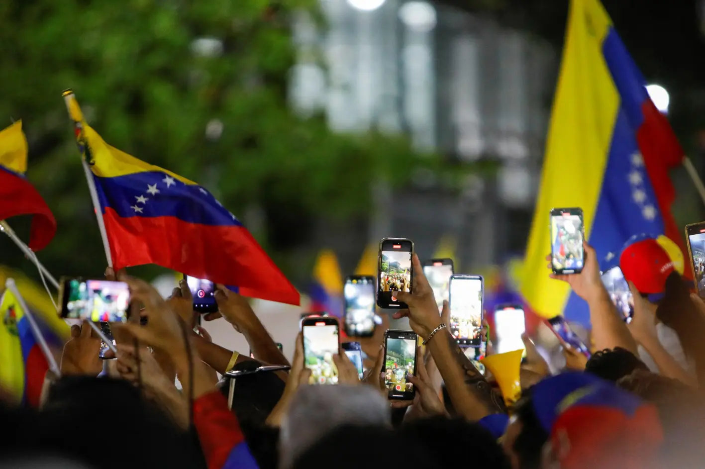 Depois da reeleição de Nicolás Maduro, questionada pela comunidade internacional, protestos eclodiram em Caracas e em outras regiões da Venezuela | Enea Lebrun/Reuters