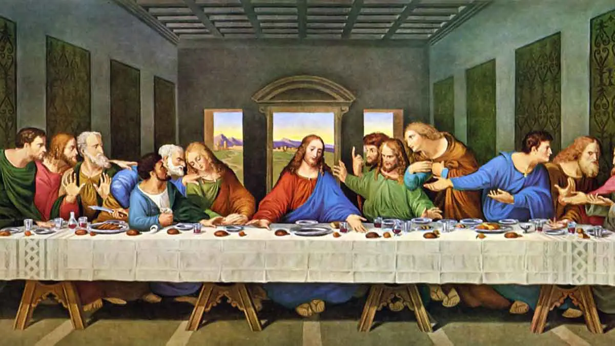 Foto do quadro A Última Ceia