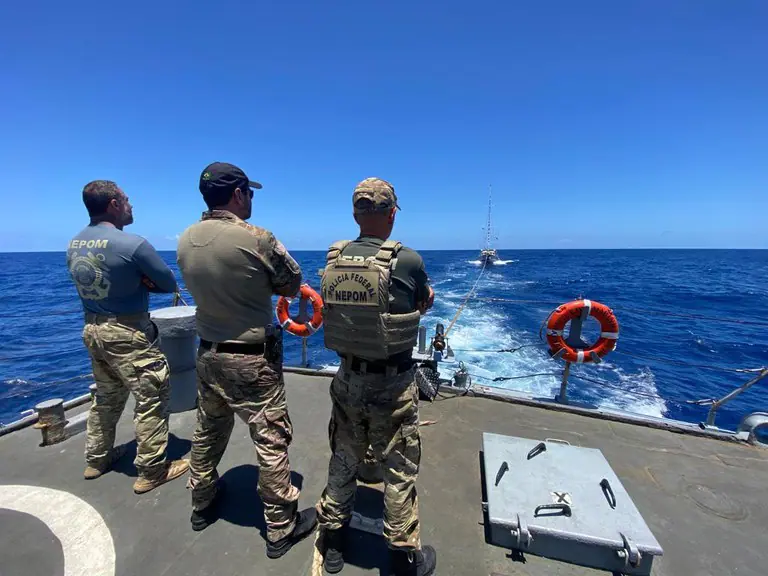 Registros da Operação Narcopesca, deflagrada pela Polícia Federal nesta terça-feira, 2 | Foto: Divulgação/PF