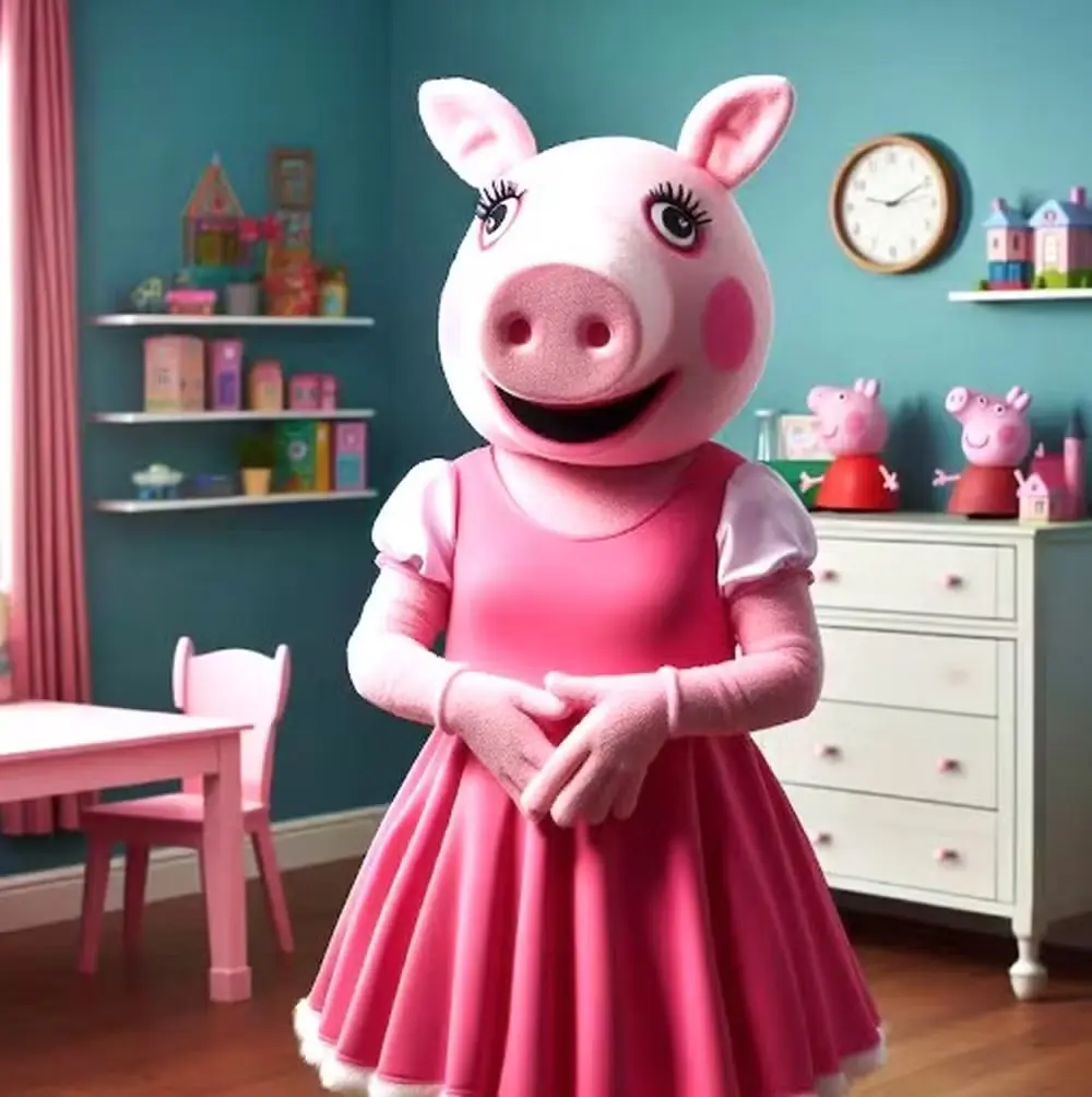 Peppa Pig na versão da Copilot | Foto: Reprodução/Redes sociais