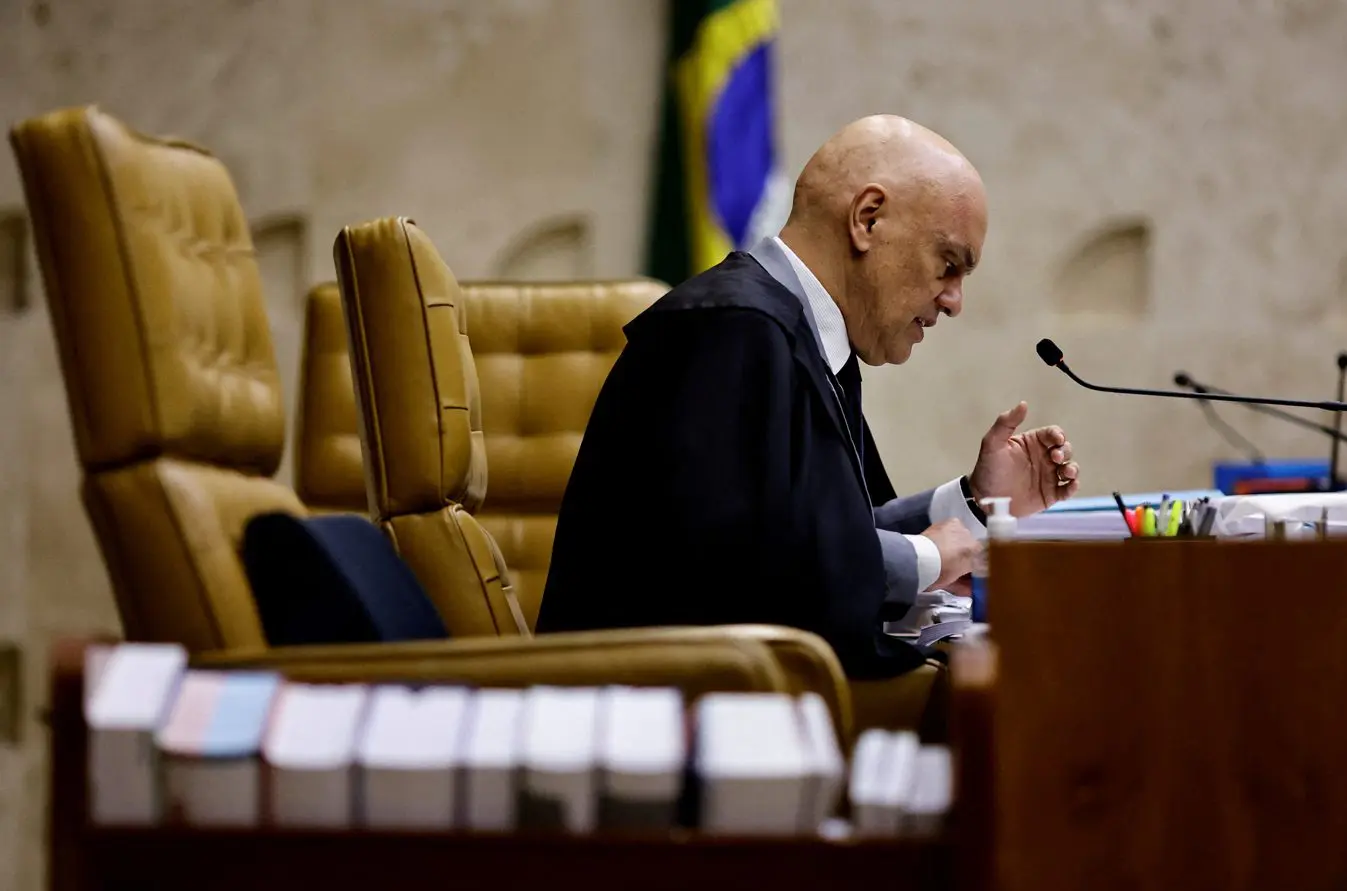 Alexandre de Moraes discursa, em sessão no STF -14/9/2023 | Foto: Ueslei Marcelino/Reuters