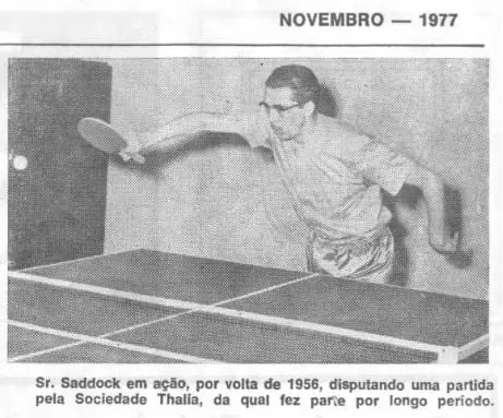 Avô da sonhadora olímpica em jornal