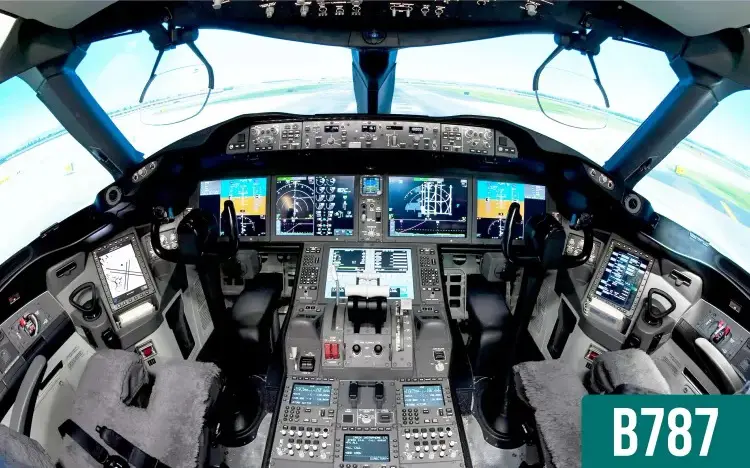 Cabine do Boeing 787