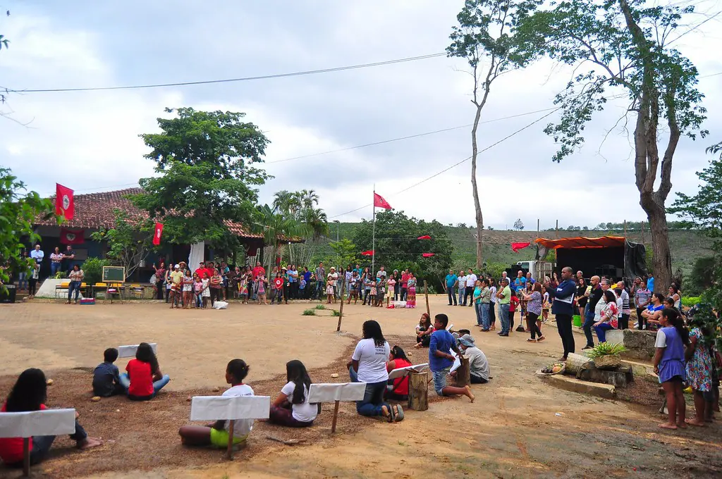Escola no assentamento Zumbi dos Palmares, em São Mateus (ES) | Foto: Divulgação/MST