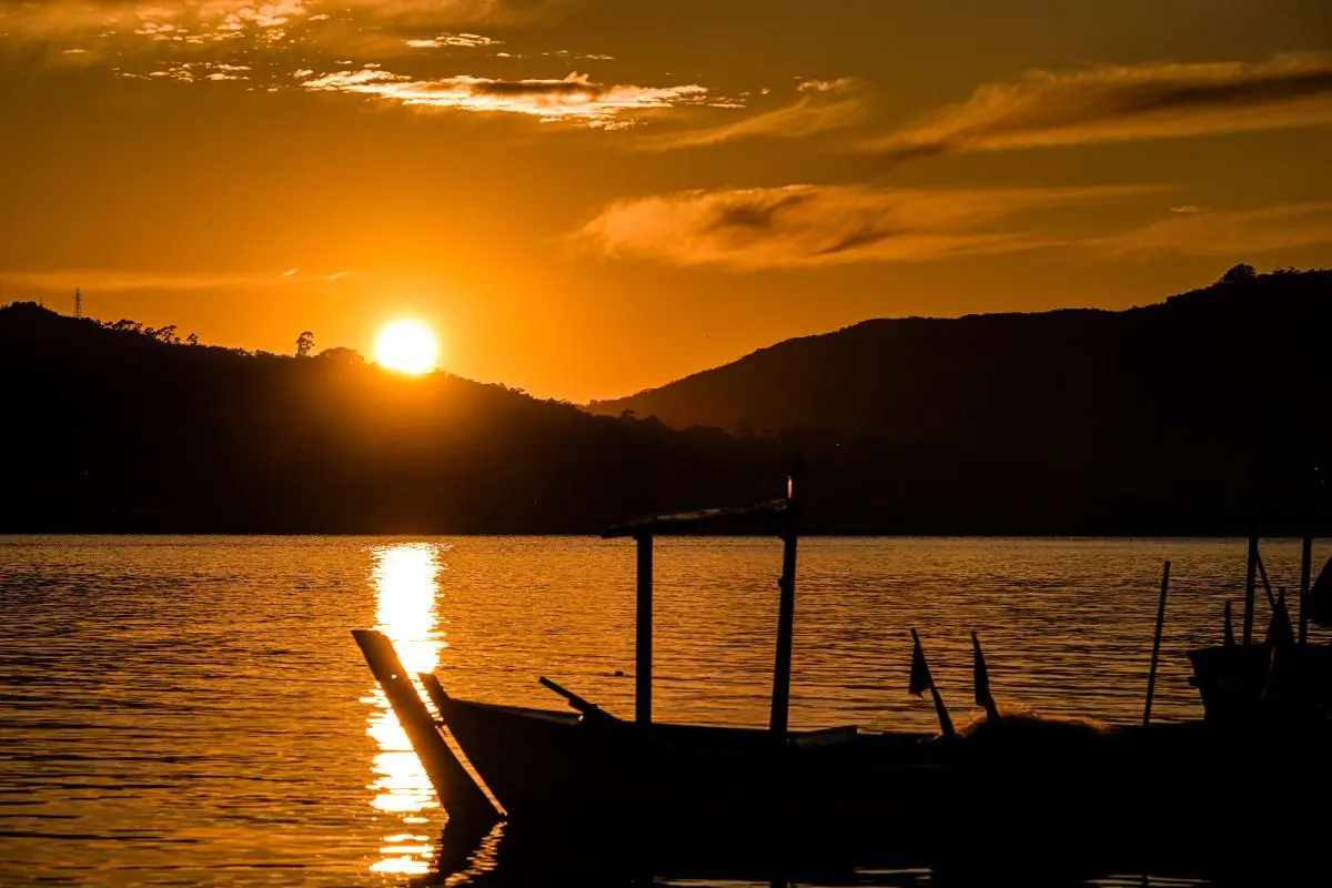 Imagem da região litorânea de Santa Catarina