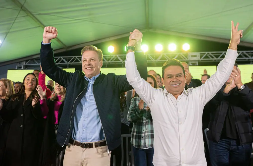 Igor Soares e Teco, prefeito e vice-prefeito de Itapevi