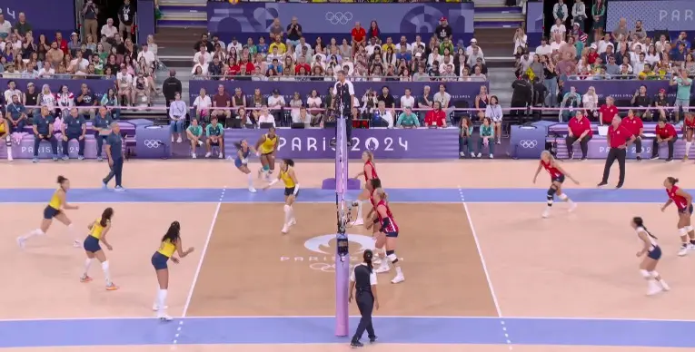Lance de Brasil x Estados Unidos pela Olimpíada