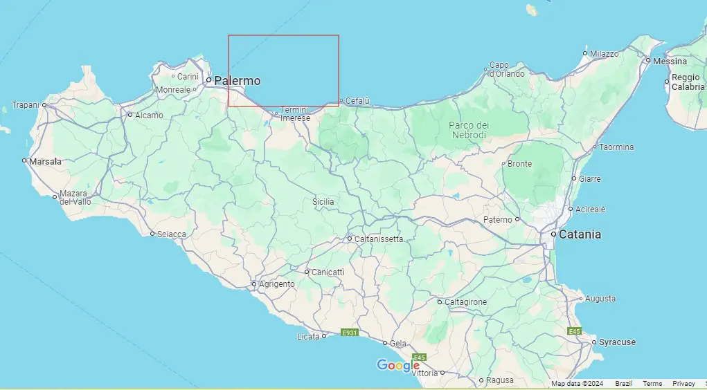 Local do naufrágio | Foto: Reprodução/Google Maps