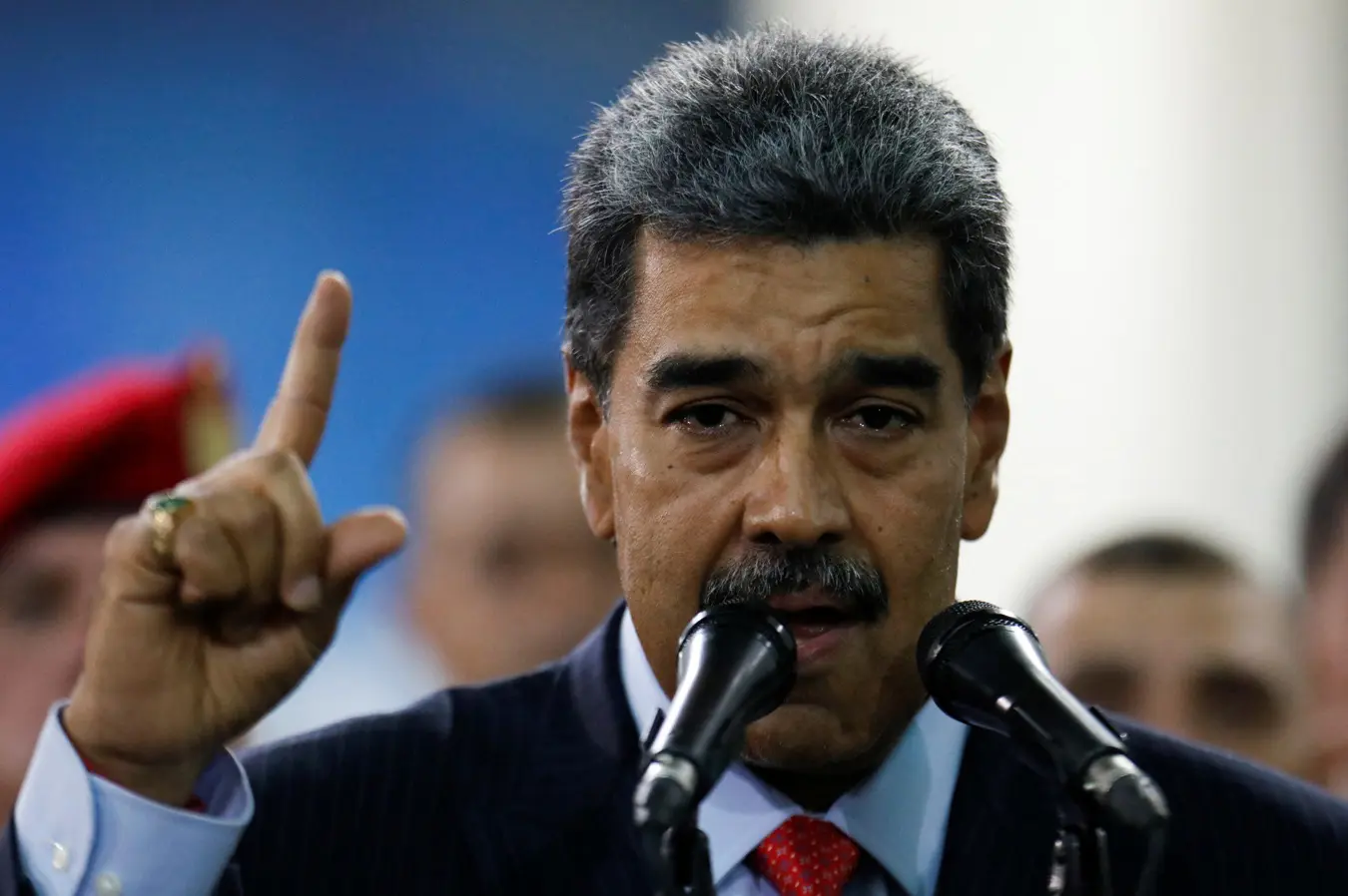 O ditador da Venezuela, Nicolás Maduro, em discurso Suprema Corte de Justiça, em Caracas - 31/7/2024 | Foto: Leonardo Fernandez Viloria/Reuters