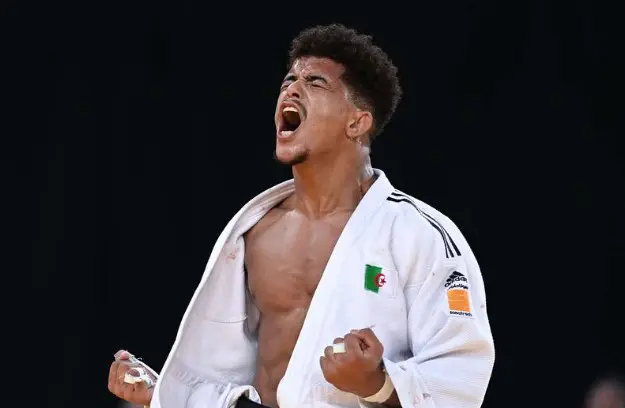 Messaoud Redouane Dris, judoca da Argélia, que não disputou nenhuma luta na Olimpíada de Paris 2024