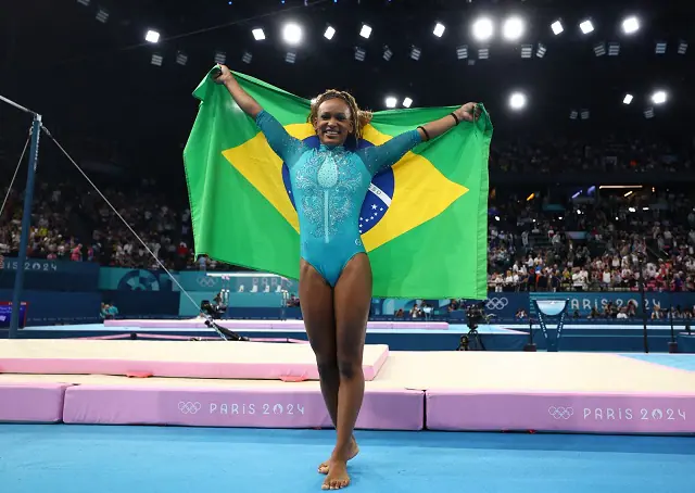 Rebeca Andrade ouro solo Paris 2024