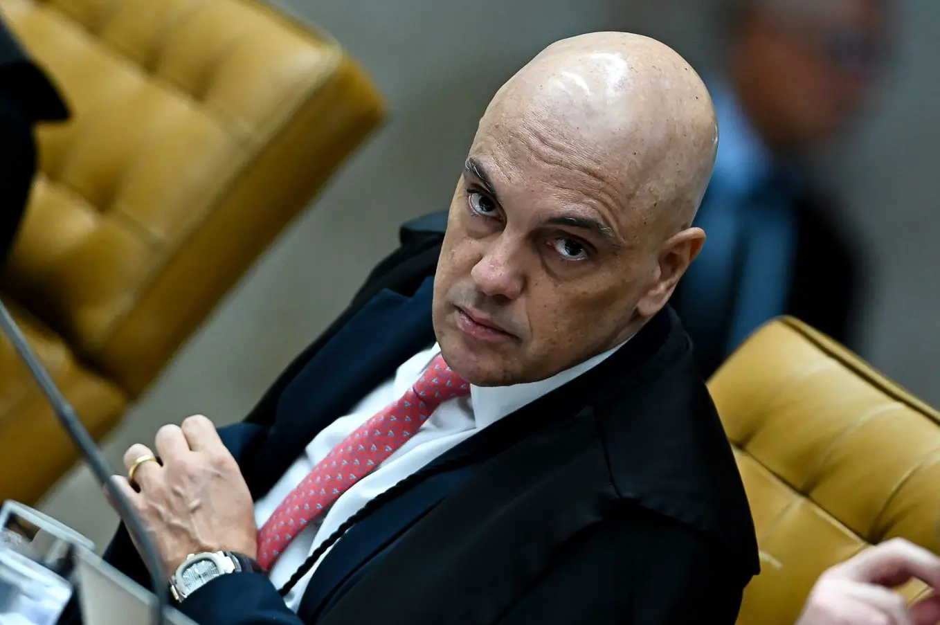 Alexandre de Moraes, em sessão no Supremo Tribunal Federal - 8/8/2024 | Foto: Ton Molina/FotoArena/Estadão Conteúdo