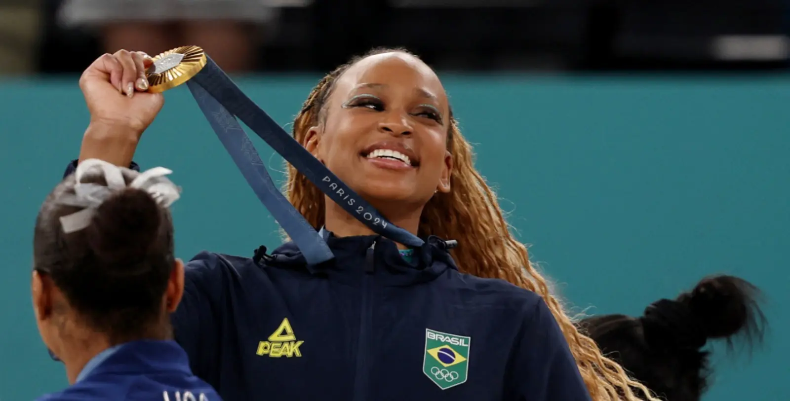 Como mostrou Oeste, até agora, a ginasta Rebeca Andrade é a atleta brasileira que mais ganhou prêmios nessas Olimpíadas | Foto: Reuters