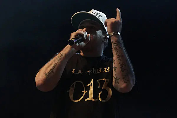 O vocalista do Charlie Brown Jr, Chorão | Foto: Bruno Oliveira/Flickr